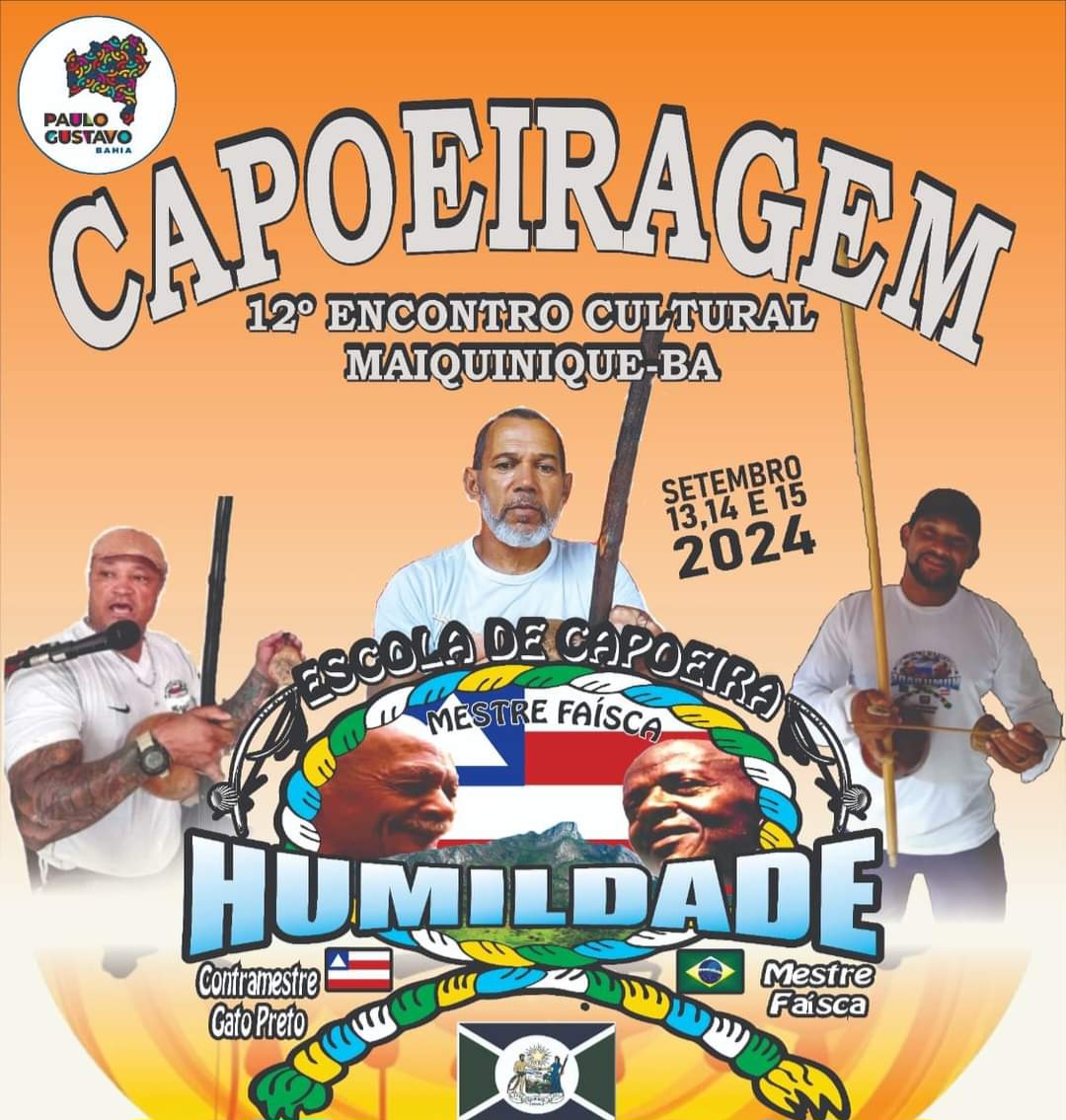 Vem aí! GRANDE EVENTO DE CAPOEIRA DE MAIQUINIQUE