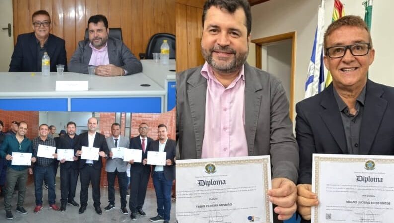 Prefeito, vice prefeito e vereadores são diplomados em Itarantim.